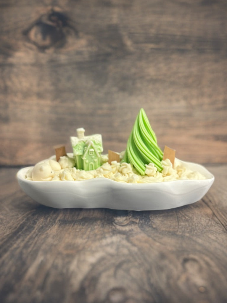 Lumanare Parfumata „Holiday Cottage” în Vas Ceramic Lung