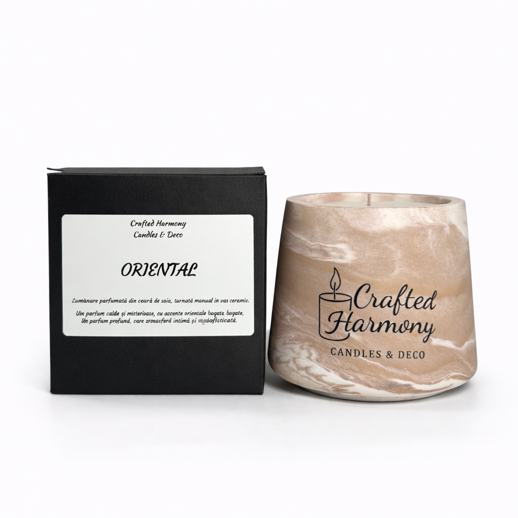 Lumanare Parfumata In Vas Ceramic – Oriental